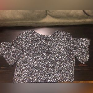 Loft Floral Blouse Size M